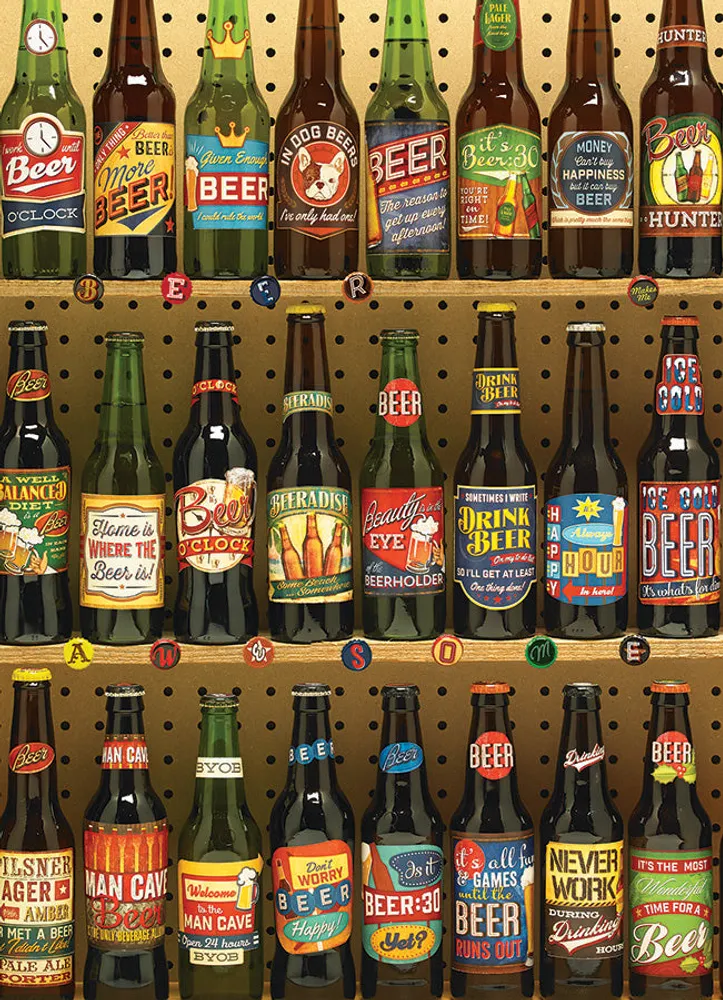 Beer Collection - Cobble Hill 1000pc Puzzle