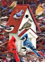 Winter Birdhouse - Cobble Hill 1000pc Puzzle