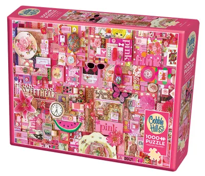 Pink - Cobble Hill 1000pc Puzzle