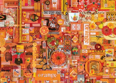 Orange - Cobble Hill 1000pc Puzzle