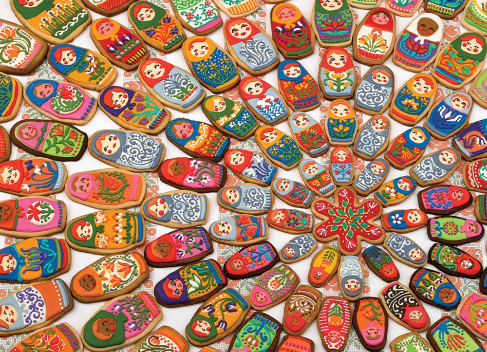 Matryoshka Cookies - Cobble Hill 1000pc Puzzle