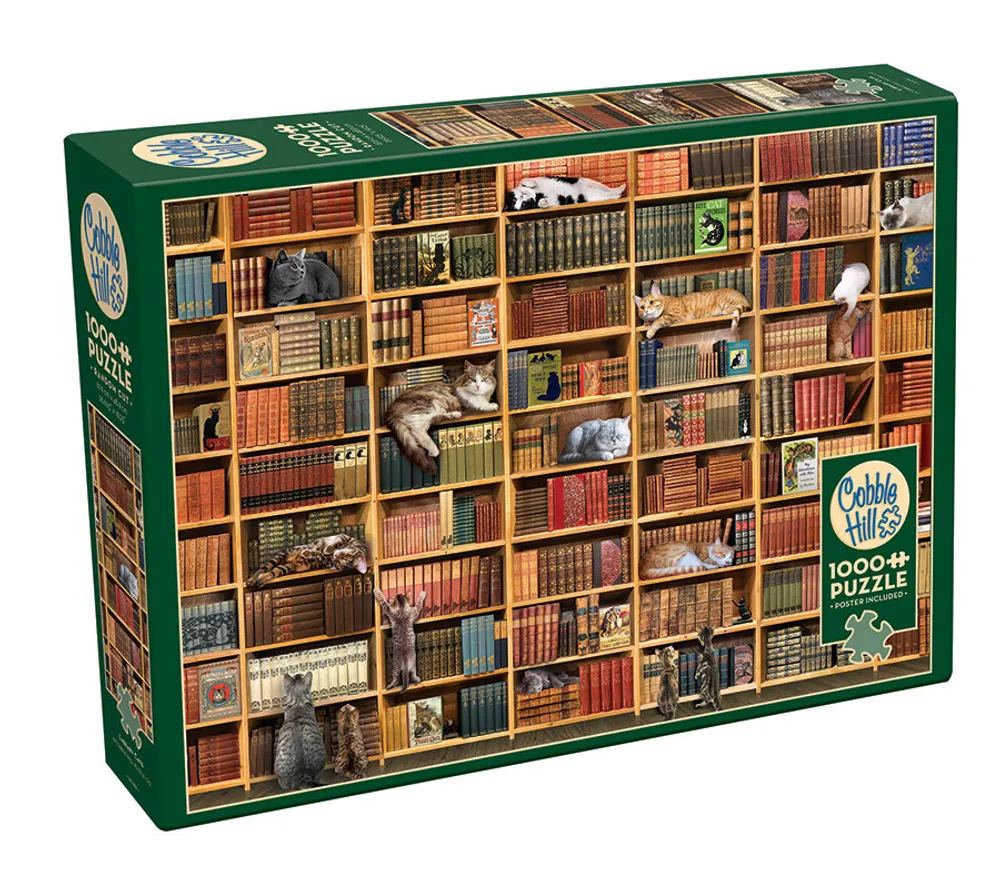 The Cat Library - Cobble Hill 1000pc Puzzle