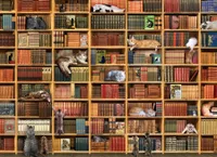 The Cat Library - Cobble Hill 1000pc Puzzle