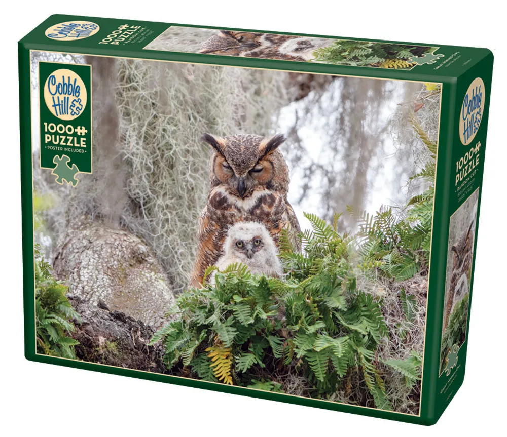 Great Horned Owl - Cobble Hill 1000pc Puzzle