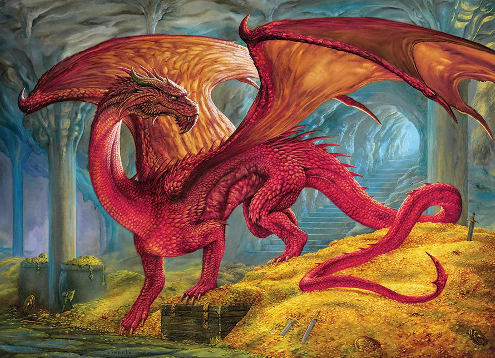 Red Dragon's Treasure - Cobble Hill 1000pc Puzzle