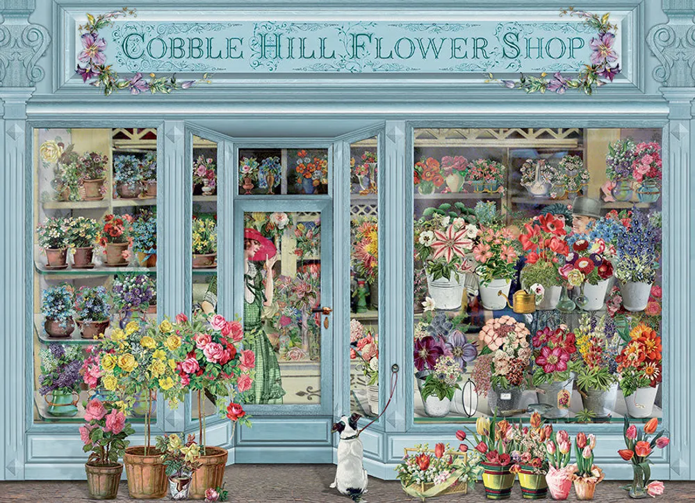 Parisian Flowers - Cobble Hill 1000pc Puzzle