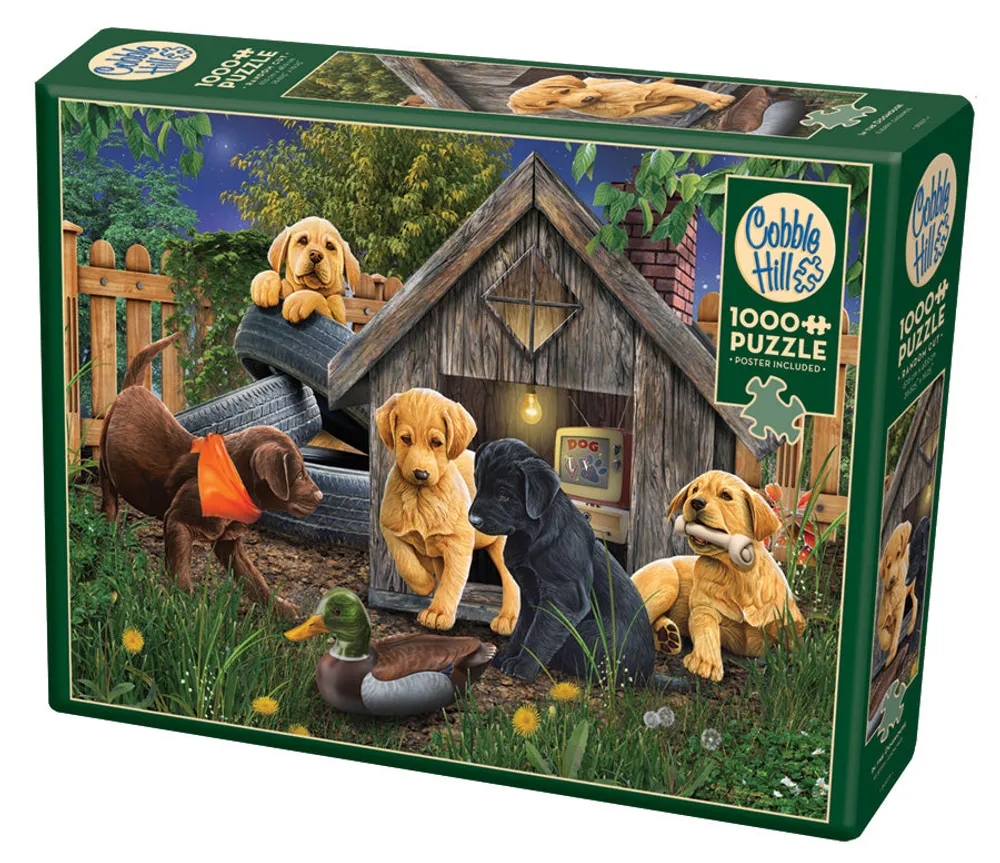 In the Doghouse- Cobble Hill 1000pc Puzzle