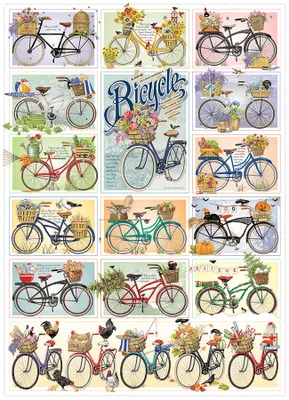 Bicycles - Cobble Hill 1000pc Puzzle