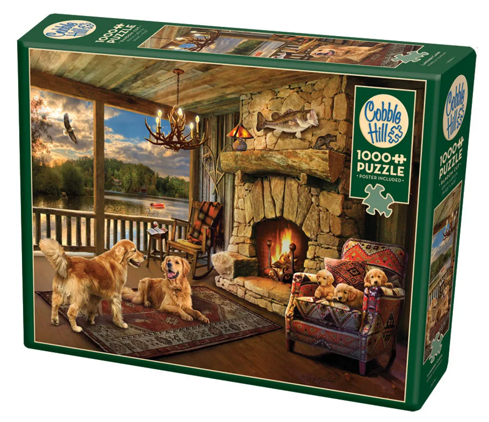 Lakeside Cabin - Cobble Hill 1000pc Puzzle