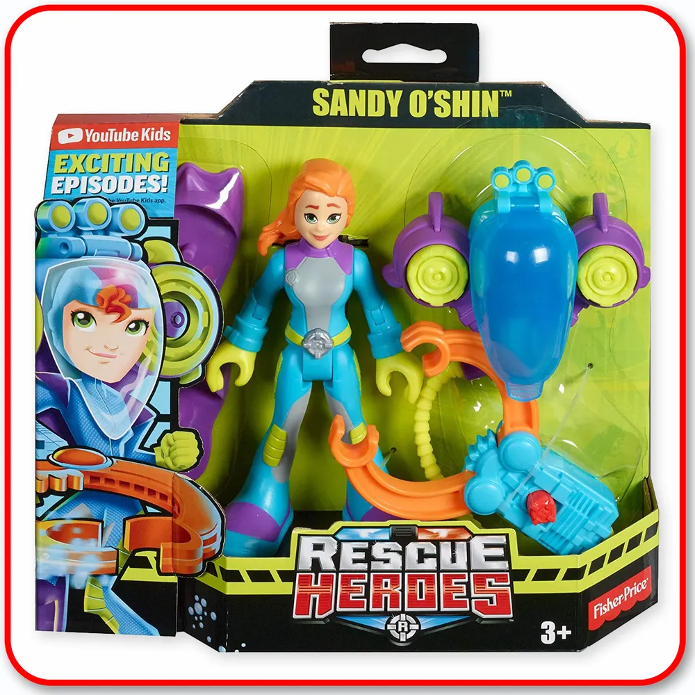 Rescue Heroes - Sandy O'Shin Figure