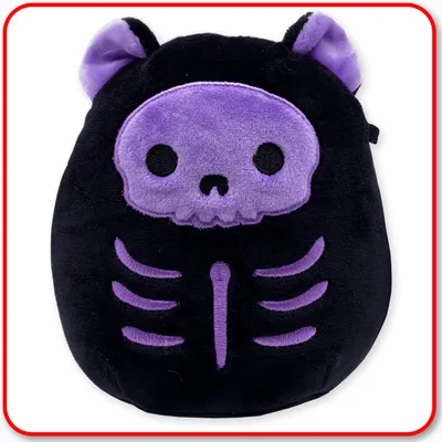 Squishmallows - HALLOWEEN 7" Shellie the Purple Skeleton Bear