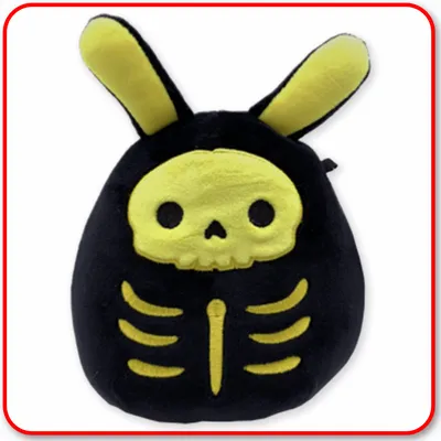 Squishmallows - HALLOWEEN 7" Skeeter the Yellow Skeleton Bunny