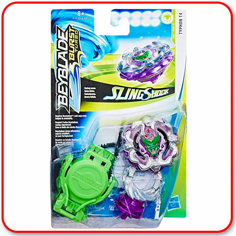 Beyblade Burst Turbo Slingshock - Kit de Batalha Rail Rush - Beyblade