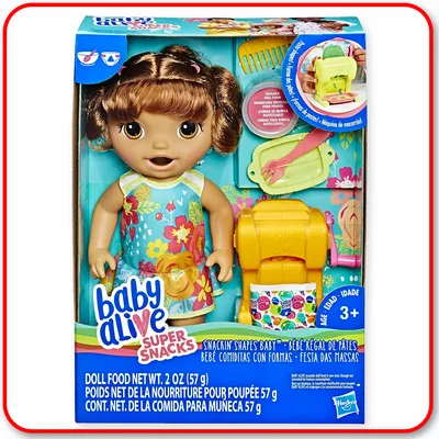 Baby Alive - Snackin Shapes Baby Brunette
