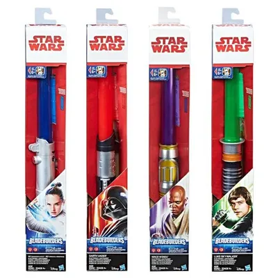 SW Ep8: Electronic Lightsaber Ast (4) Hasbro HSBC1568