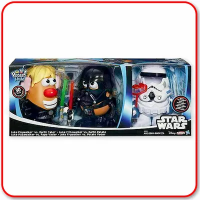 Star Wars Mr. Potato Head Luke Darth Vader Stormtrooper Kohl’s Exclusive 3 Pack