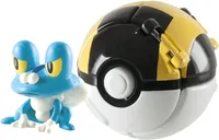 Pokemon Throw 'n' Pop Froakie & Ultra Ball Action Figure