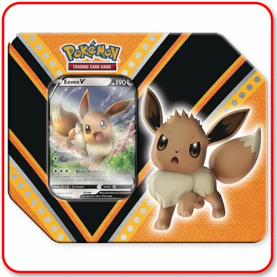 Pokemon CCG - V Powers Tin : Eevee V