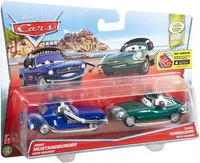 Disney Cars - Brent Mustangburger with Headset and David Hobscapp with Headset Vehicle 2-Pack