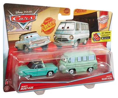 Disney Cars - Rusty Rust-ez & Dusty Rust-ez Vehicle 2-Pack