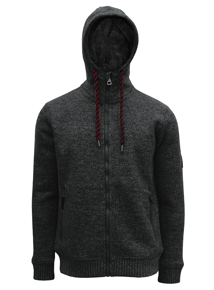 SAMUEL | Chenille Poly Bonded Zip-Up