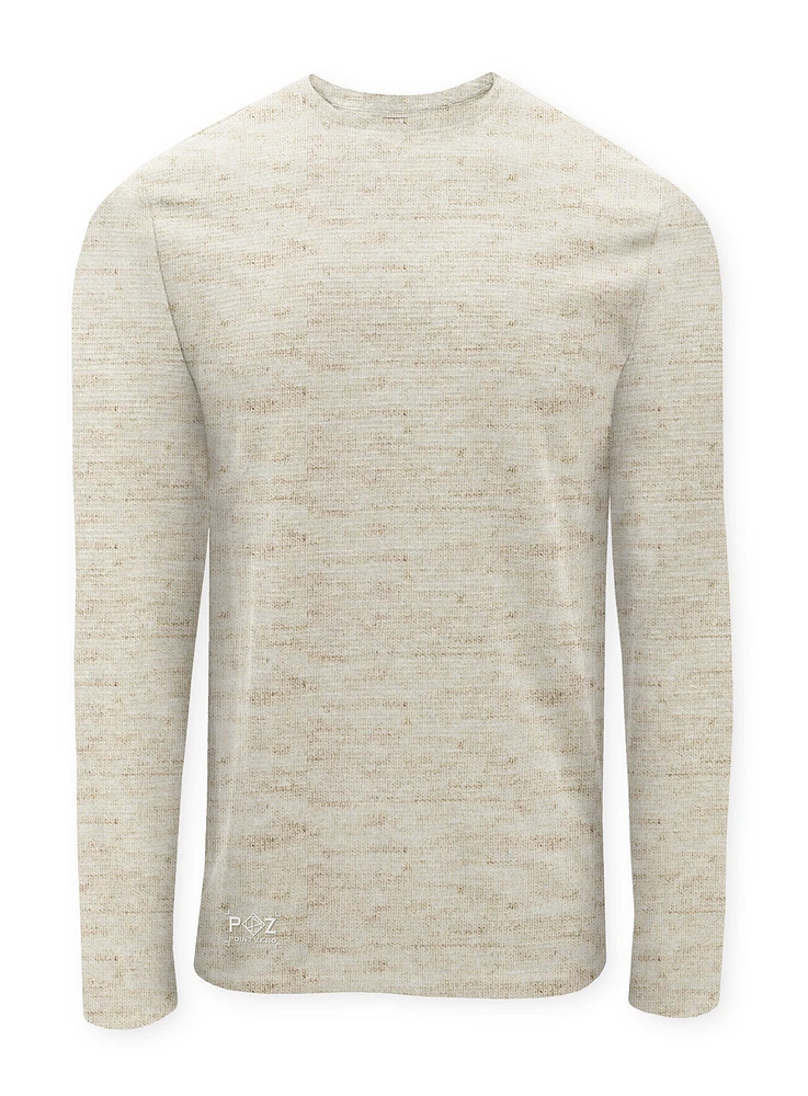 REN | Slub ottoman long-sleeve crewneck Shirt