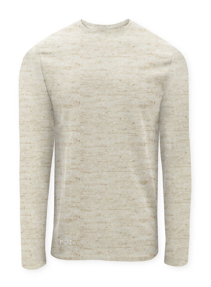 REN | Slub ottoman long-sleeve crewneck Shirt