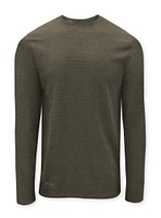 REN | Slub ottoman long-sleeve crewneck Shirt