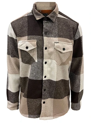 QUINCY| Recycled Checkered Shirt with buttons