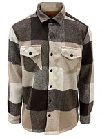 QUINCY| Recycled Checkered Shirt with buttons