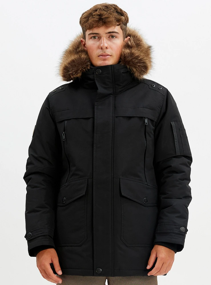 MARIANO | Hooded mid-length parka