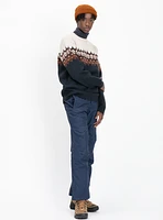 FREDIE|Long-sleeve print Sweater