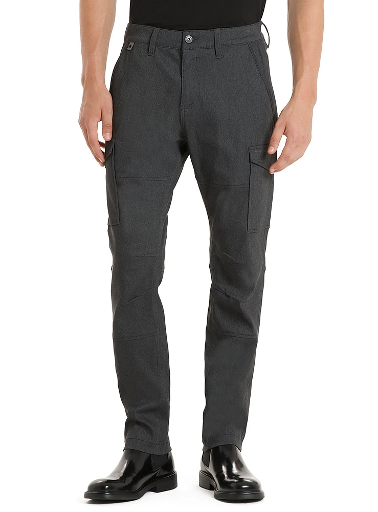 EZRA| Textured Cargo Pants