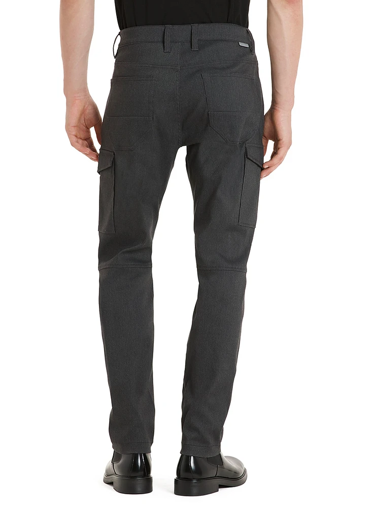 EZRA| Textured Cargo Pants