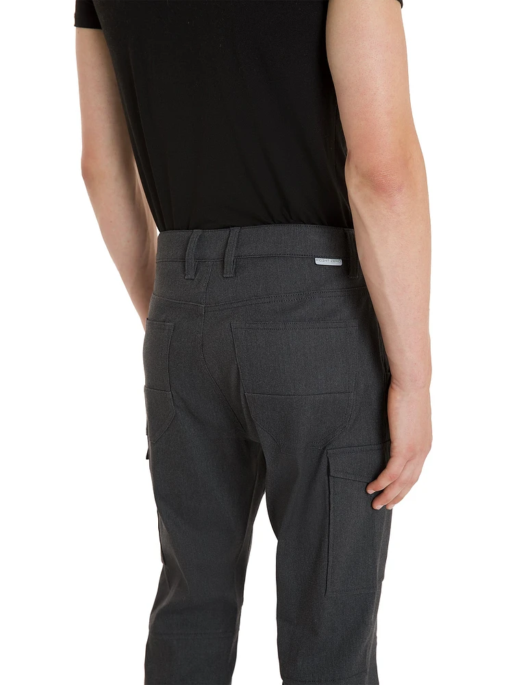 EZRA| Textured Cargo Pants