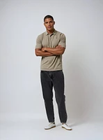 TATUM | Polo With Self Fabric Collar