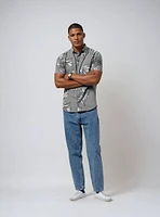 ROBINS | Linen Flower Print Shirt