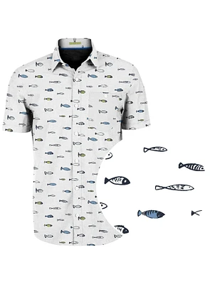 LENNOX | Fish Print Shirt