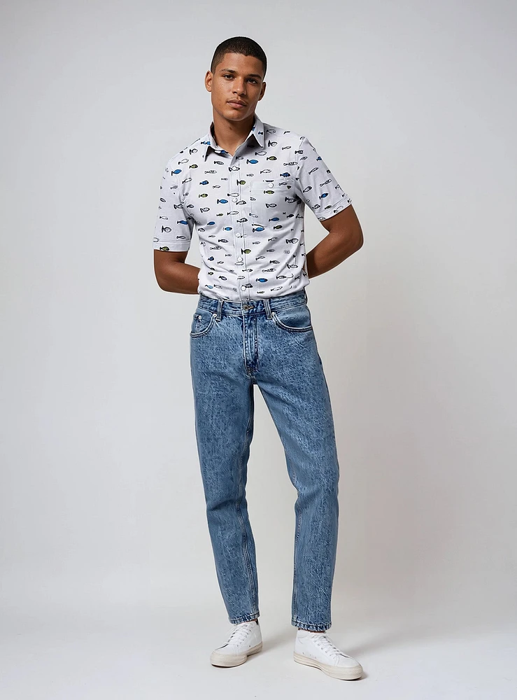 LENNOX | Fish Print Shirt