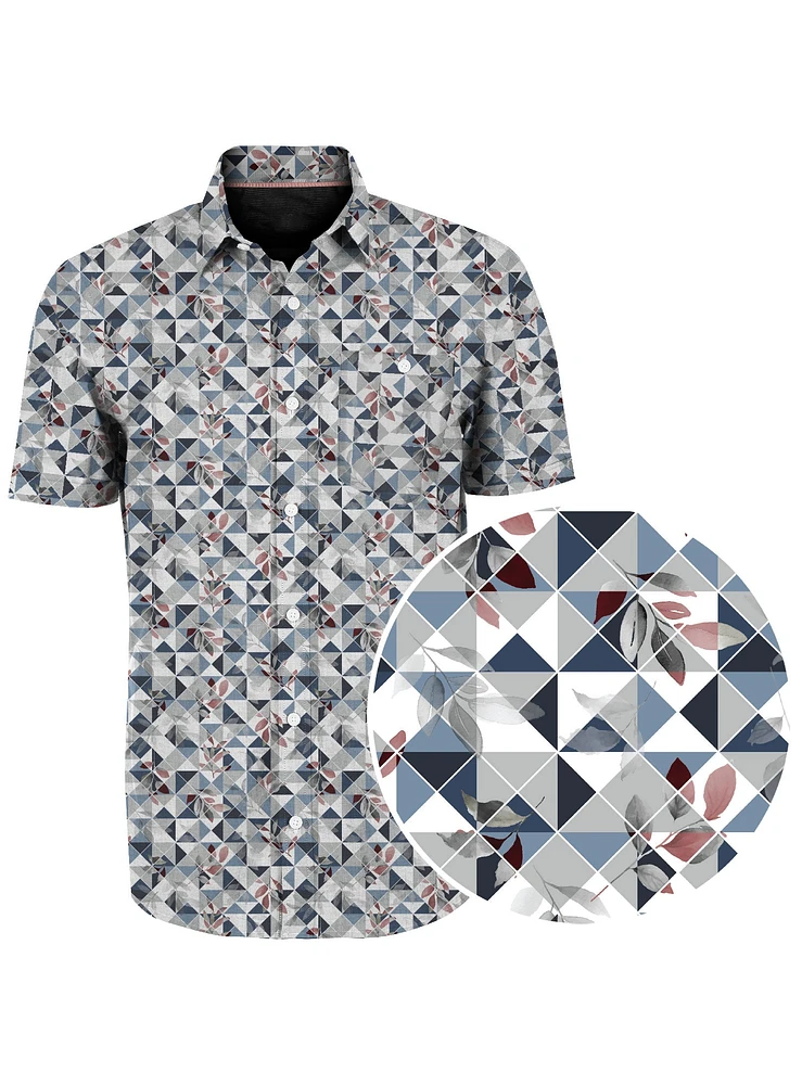 ROMAN | Recycled 4-Way Stretch Dry Edition Printed Shirt