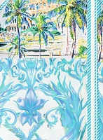 LAZO | Tropical Paradise Printed Stretch Shirt