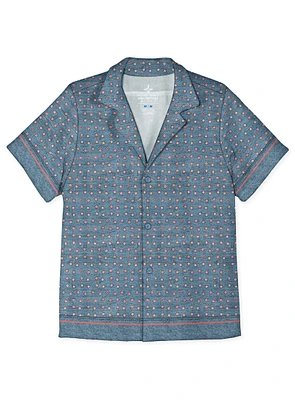EZIO | Cabana Printed Stretch Shirt