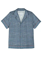 EZIO | Cabana Printed Stretch Shirt