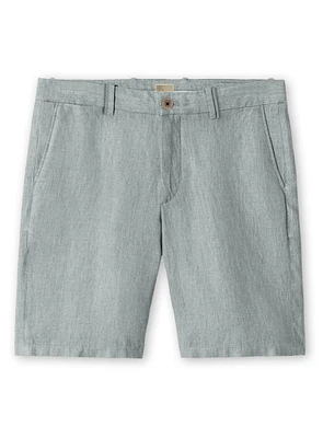 LIAM | Linen Flat Front Shorts