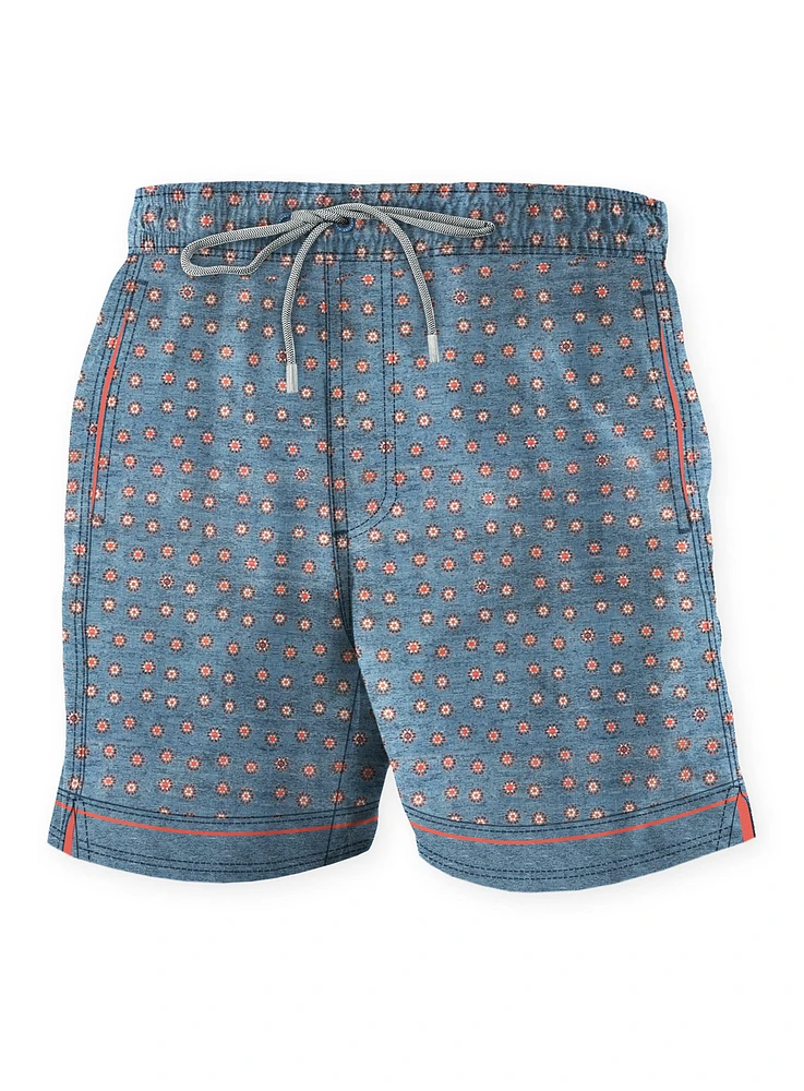 LAZIO | Printed Swimshorts