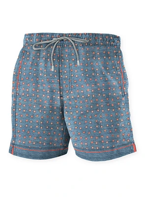 LAZIO | Printed Swimshorts