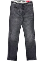 MALCOM | Classic Fit 5 Pocket Denim Jeans