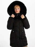 ADALHEIDI | Long Parka with fur hood