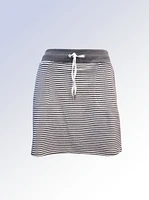 ISABEL | Drawstring Waist Knit Striped Skort