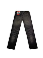 MALCOM | Classic Fit 5 Pocket Denim Jeans